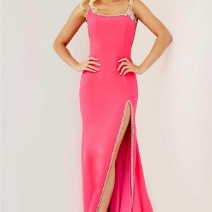 NWT Jovani 09116 Bejeweled Backless Formal Dress